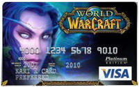 Co-branded creditcard van World of Warcraft