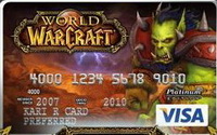 Co-branded creditcard van World of Warcraft